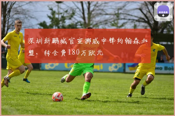 深圳新鹏城官宣挪威中锋约翰森加盟，转会费180万欧元